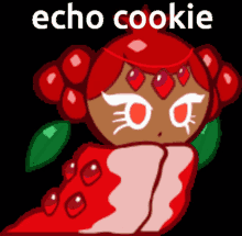 Cookie Run Echo GIF - Cookie Run Echo Pomegranate Cookie GIFs