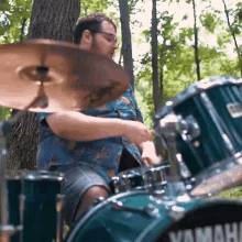 Playing Drums Devin Gnagie GIF - Playing Drums Devin Gnagie Eastwood GIFs