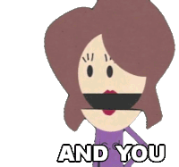 And You Celine Dion Sticker - And You Celine Dion South Park Stickers