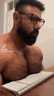 Buff Guy Typing Buff GIF - Buff Guy Typing Buff Muscles GIFs