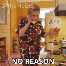 No Reason Shirley Maisel GIF - No Reason Shirley Maisel The Marvelous Mrs Maisel GIFs