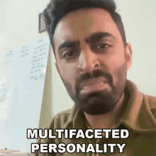 Multifaceted Personality Rahul Dua GIF - Multifaceted Personality Rahul Dua Many Sides Of Face GIFs