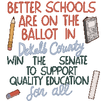 Better Schools Are On The Ballot Georgia Sticker - Better Schools Are On The Ballot Ballot Georgia Stickers