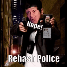 enjoy the show rehash police rehash