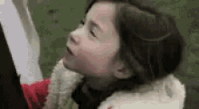evil eye side cute girl toddler