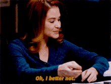 Greys Anatomy April Kepner GIF - Greys Anatomy April Kepner Oh I Better Not GIFs