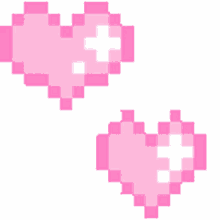 pink hearts