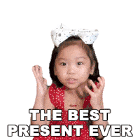 The Best Present Ever Happily Sticker - The Best Present Ever Happily The Best Gift Stickers