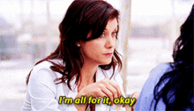 Greys Anatomy Addison Montgomery GIF - Greys Anatomy Addison Montgomery Im All For It Okay GIFs