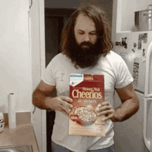 Cheerios Food GIF - Cheerios Food Beard GIFs