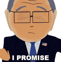I Promise Herbert Garrison Sticker - I Promise Herbert Garrison President Garrison Stickers