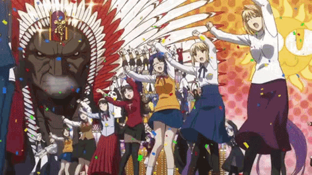 Grand Carnival Phantasm Anime Girls Dancing GIF - Grand Carnival Phantasm Anime Girls Dancing Dance GIFs