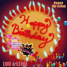 Happy Birthday Lou GIF - Happy Birthday Lou Lignon GIFs