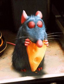 Ratatouille Eating Cheese GIF - Ratatouille Eating Cheese Rat GIFs