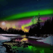 Aurora Moonset Moonrise GIF - Aurora Moonset Aurora Moonrise GIFs