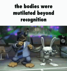 sam and max the bodies were mutilated beyond recognition