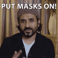 Put Masks On Son Of Abish GIF - Put Masks On Son Of Abish Vir Das GIFs