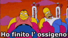 Bombola Ossigeno Respirare Homer Simpson GIF - Cylinder Oxygen Breathe GIFs