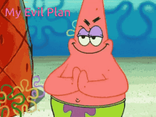 Evil Smile Patrick Star GIF - Evil Smile Patrick Star Evil Plan GIFs