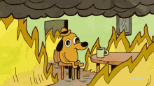 This Is Fine Subtitles GIF - This Is Fine Subtitles GIFs