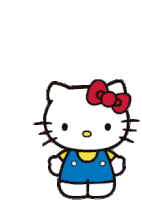 Hello Kitty Cutge Sticker - Hello Kitty Cutge Kawaii Stickers