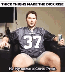 Chris Pratt Thicc GIF - Chris Pratt Thicc Thick Thighs GIFs
