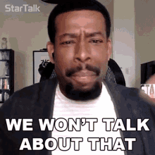 We Wont Talk About That Chuck Nice GIF - We Wont Talk About That Chuck Nice Startalk GIFs