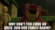 Toy Story Lotso GIF - Toy Story Lotso Why Dont You Come On Back GIFs