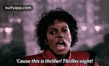 "Cause This Is Thriller! Thriller Night!.Gif GIF - "Cause This Is Thriller! Thriller Night! Michael Jackson Hair GIFs
