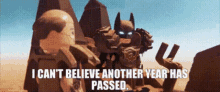 The Lego Movie Batman GIF - The Lego Movie Batman I Cant Believe Another Year Has Passed GIFs
