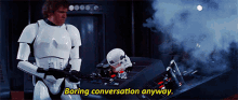 Star Wars Han Solo GIF - Star Wars Han Solo Boring Conversation Anyway GIFs