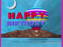 happy birthday hot air balloon