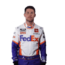 pointing down denny hamlin nascar down there below