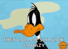 Daffy Duck Sneaky GIF - Daffy Duck Sneaky Looney Tunes GIFs