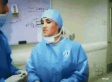 rbd dulce maria surgical gown talking explaining