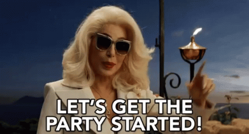 Lets Get The Party Started Lets Go Gif Lets Get The Party Started Party Lets Go Discover Share Gifs