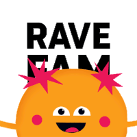 Rave Fam Happy Sticker - Rave Fam Rave Happy Stickers