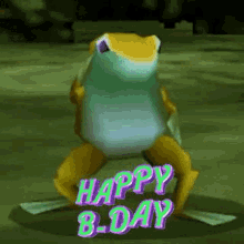 Happy Birthday Dance GIF - Happy Birthday Dance Frog GIFs