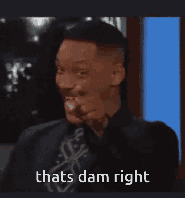 Will Smith Thats Dam Right GIF - Will Smith Thats Dam Right GIFs