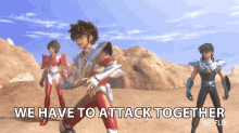 We Have To Attack Together Team Work GIF - We Have To Attack Together Team Work Help Me GIFs