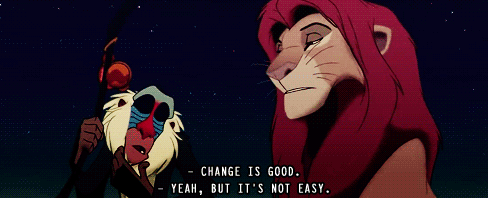 Change Is Good. GIF - Lion King Change Is Good Simba GIFs
