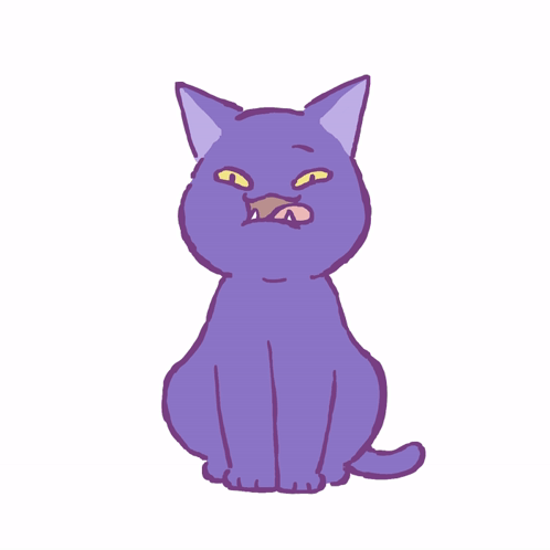 Cat Kitty Sticker - Cat Kitty Purple - Discover & Share Gifs