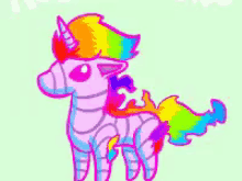 Rainbow Baby GIF - Unicorn Color Colorful GIFs