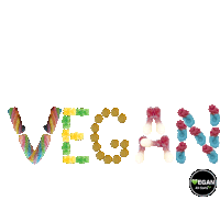 Veganallsorts Vegan Sweets Sticker - Veganallsorts Vegan Sweets Vegan Stickers