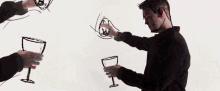 Pouring Wine Respons GIF - Pouring Wine Respons Hate Me GIFs