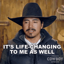 Its Life Changing To Me As Well Stephen Yellowtail GIF - Its Life Changing To Me As Well Stephen Yellowtail Ultimate Cowboy Showdown GIFs