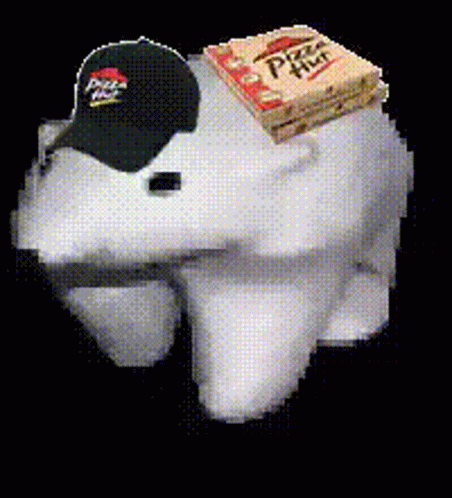 Pizza Hut Polar Bear GIF - Pizza Hut Polar Bear Pizza - Discover & Shar...