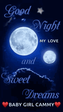 My Dream Girlfriend Moon Good Night Gifs Tenor