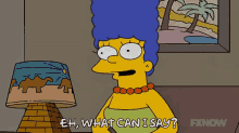 What Can I Say GIF - What Can I Say The Simpsons Marge GIFs