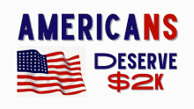 Americans Deserve2k Stimulus Checks GIF - Americans Deserve2k Stimulus Checks Dani Leis GIFs
